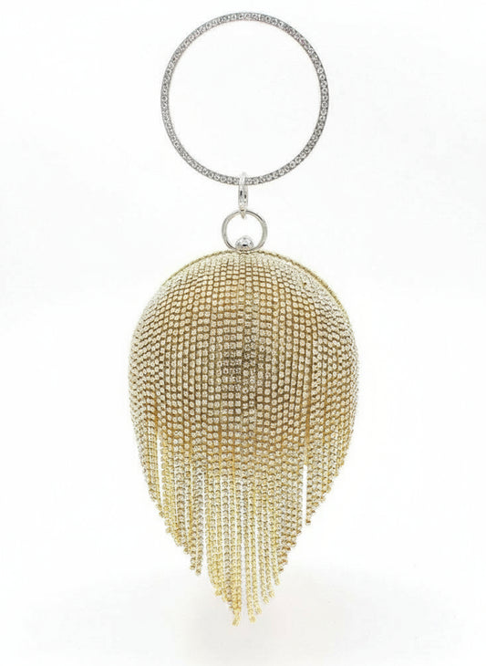 Genesis Taşlı Püsküllü Çanta