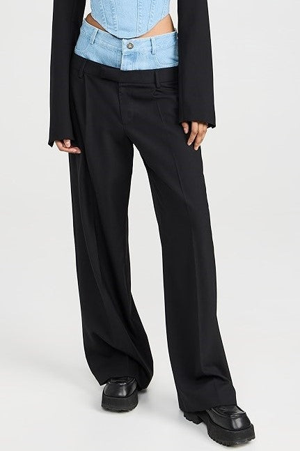 Lily Patchwork Denim Pantolon