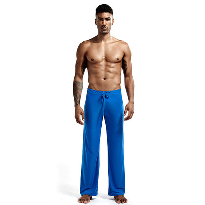 Bol bağcıklı pantolon rahat ev  yoga  rahat geniş paça pijama