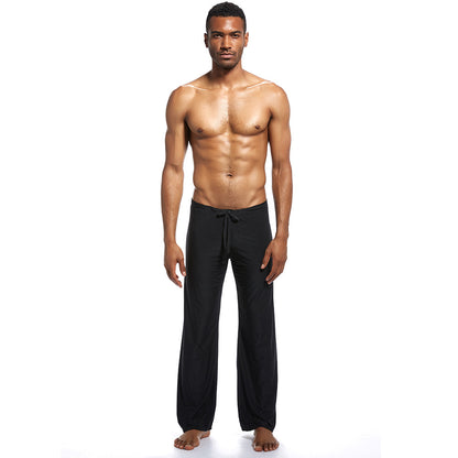 Bol bağcıklı pantolon rahat ev  yoga  rahat geniş paça pijama