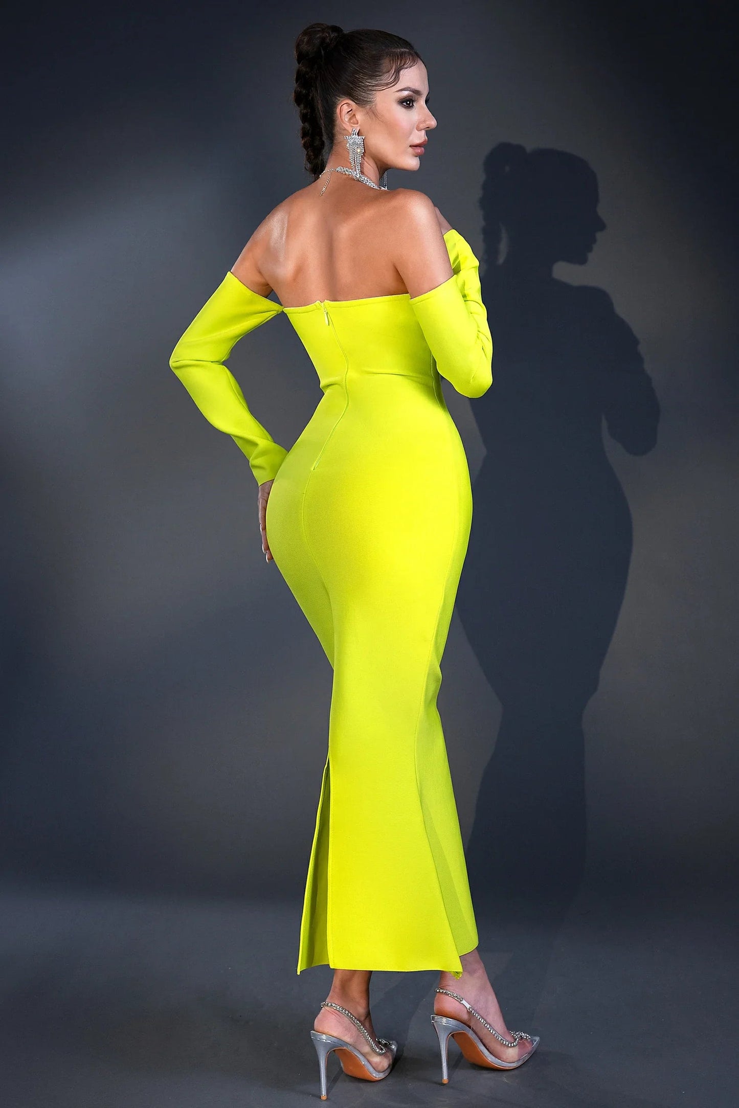 Arctic Flame Maxi Elbise