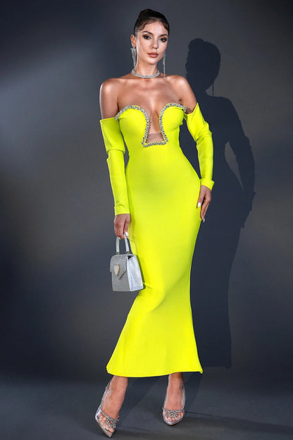 Arctic Flame Maxi Elbise
