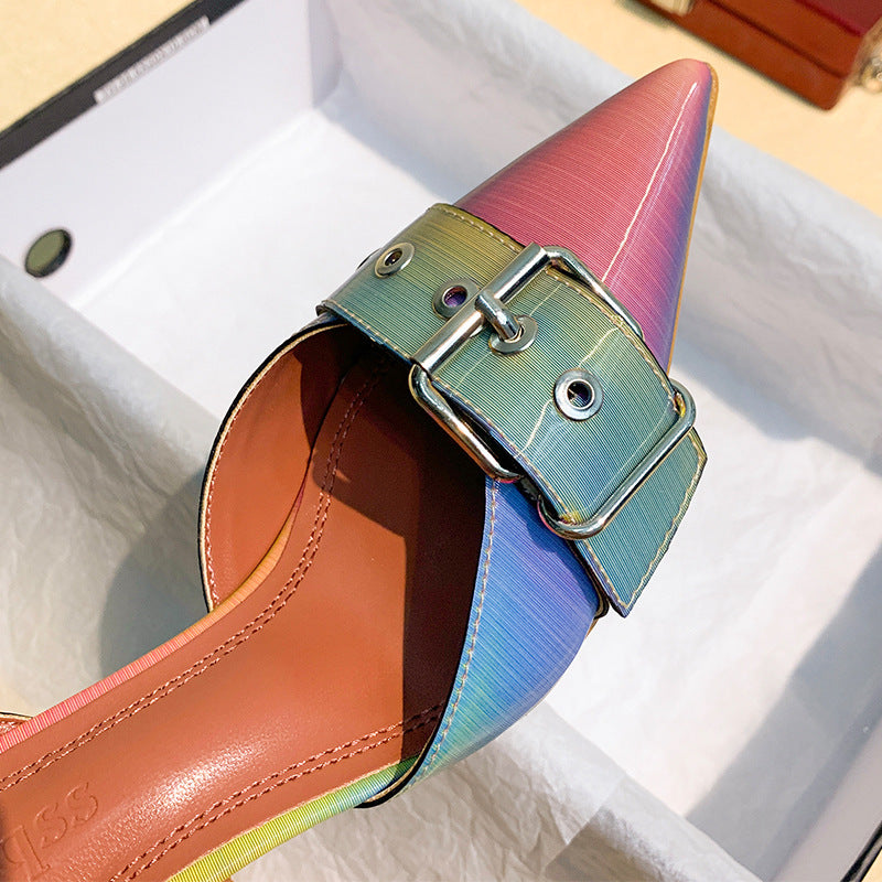 Pums In Rainbow Topuklu Ayakkabı