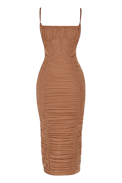 Mily Mocka Midi Elbise