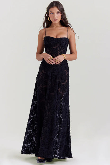 Noir Maxi Elbise