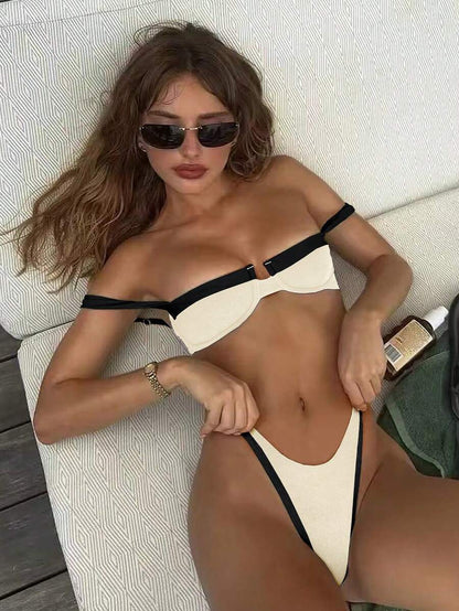 Midnight Mirage Renk Bloklu Bikini