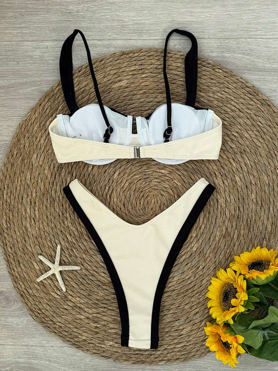 Midnight Mirage Renk Bloklu Bikini