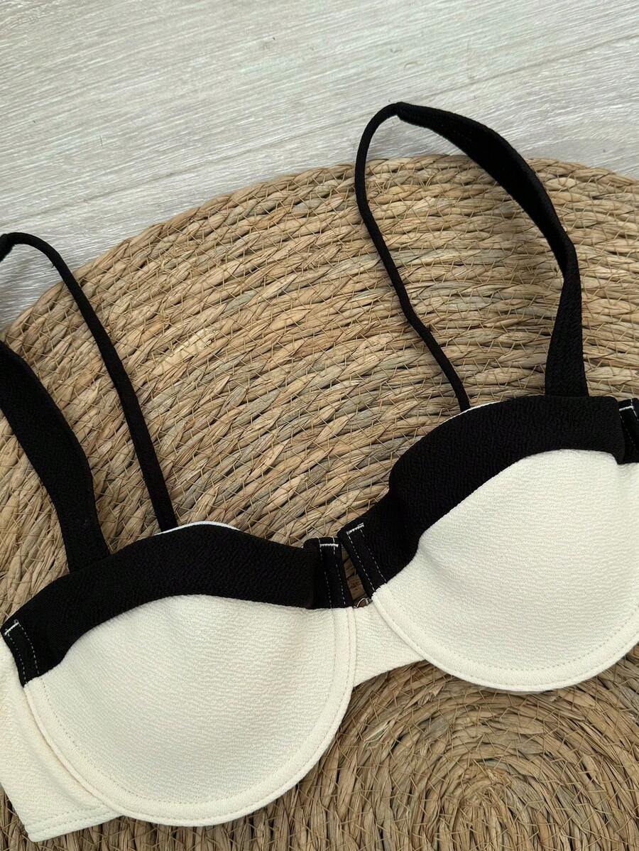 Midnight Mirage Renk Bloklu Bikini