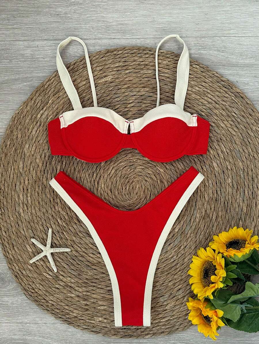 Midnight Mirage Renk Bloklu Bikini