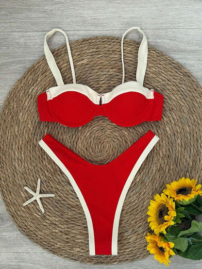 Midnight Mirage Renk Bloklu Bikini