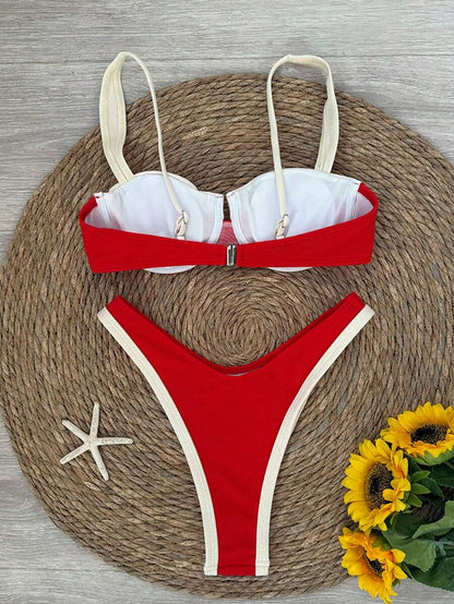 Midnight Mirage Renk Bloklu Bikini