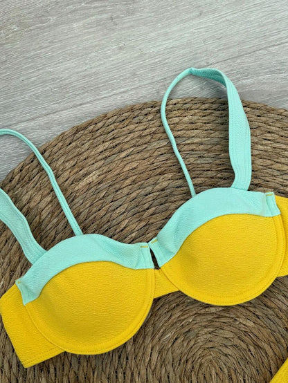 Midnight Mirage Renk Bloklu Bikini