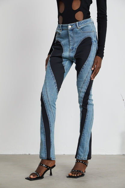 Zafrina Spiral Kot Pantolon