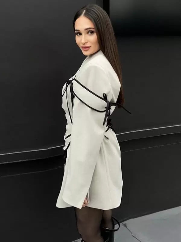 Opal Touch Blazer Korseli Ceket Elbise