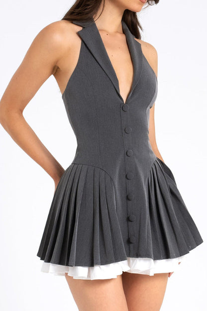 Hazel Monarque Mini Elbise