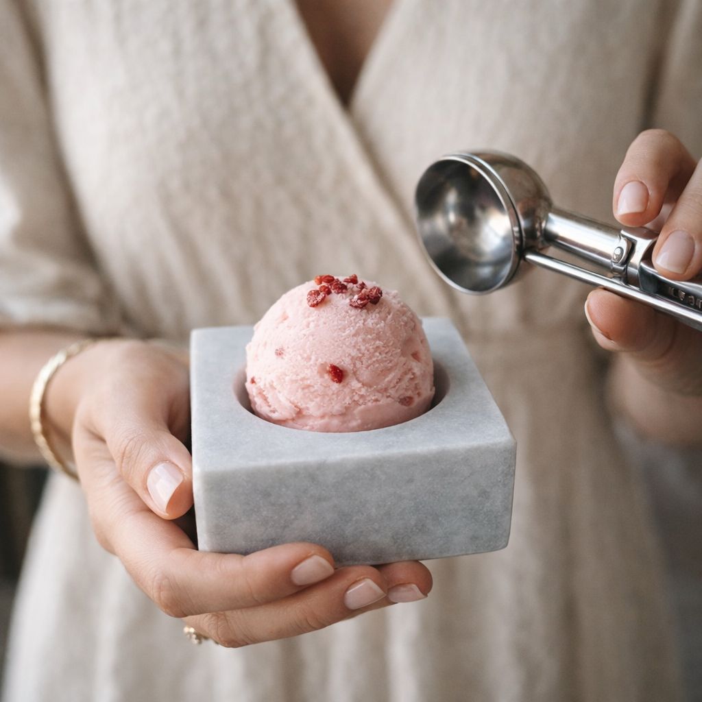 Veiné Square Ice Cream Bowl