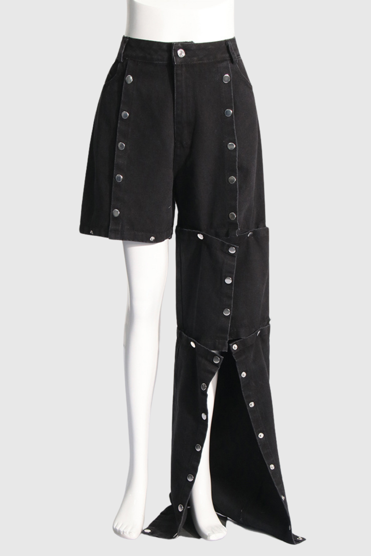 Luisa Düğme Detaylı Kot Pantolon