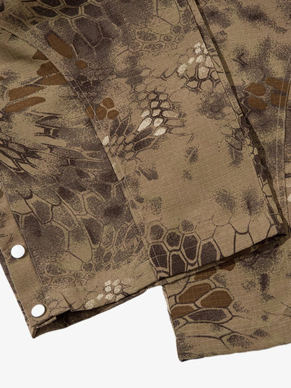 Bjørn Yılan Derisi Desenli Kargo Pantolon