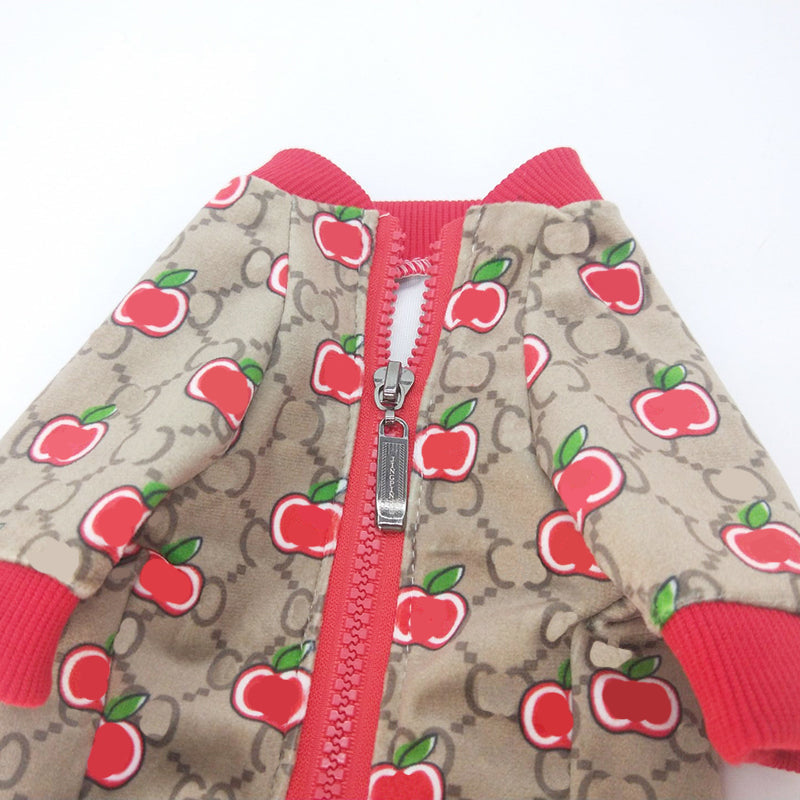 GG Apple Print Drip Jacket