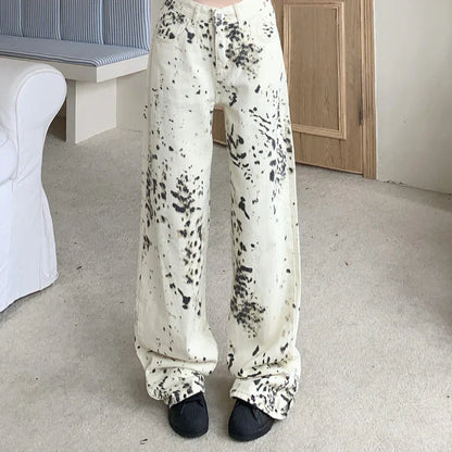 LEOPAR BASKI STREETWEAR KADIN PANTOLON