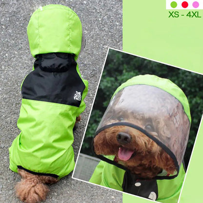 Dog Face Super Cute Doggo Rain Coat