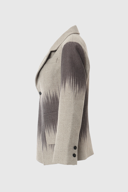 Phoenix Baskılı Asimetrik Blazer