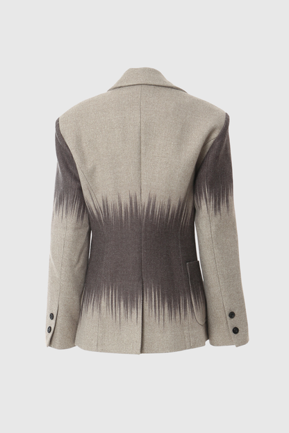 Phoenix Baskılı Asimetrik Blazer