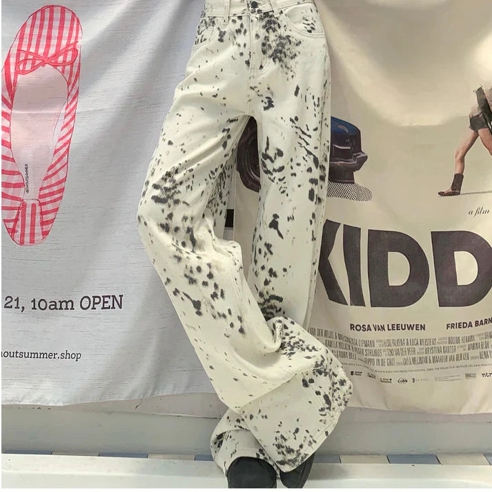 LEOPAR BASKI STREETWEAR KADIN PANTOLON