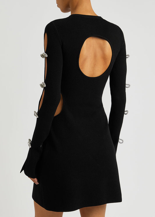 Ghost Horizon Uzun Kollu Elbise