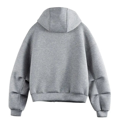 Zip Boys  düz renk kapşonlu