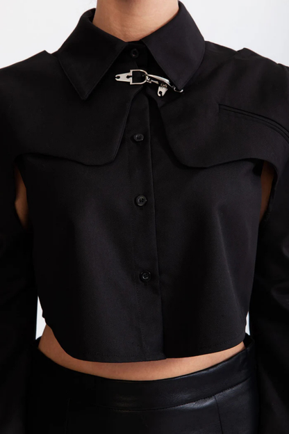Tiffany's Out Tonight Crop Vest Takım