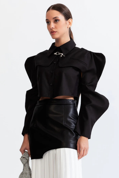 Tiffany's Out Tonight Crop Vest Takım