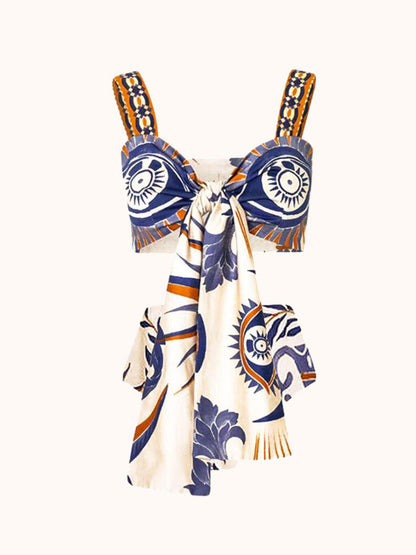 Augusta Baskılı Üç Parça Bikini