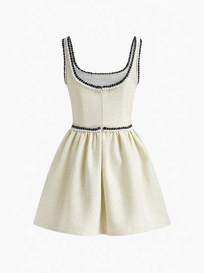 Lady Diana Pliseli Mini Elbise
