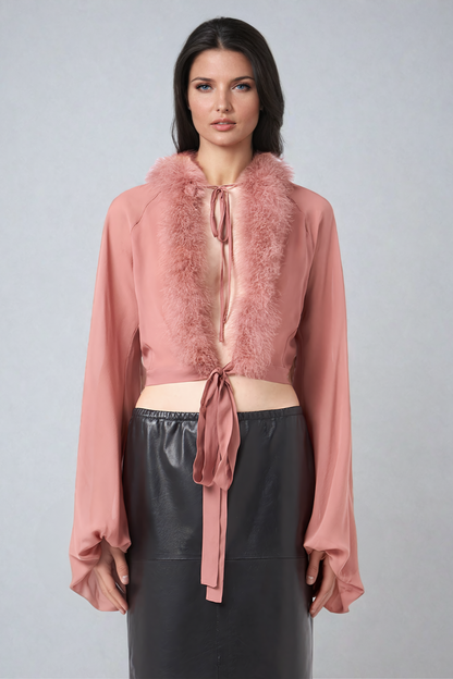 Balder Kürk Deconstruct Bağcıklı Üst