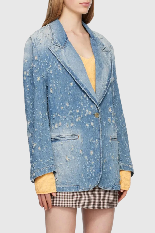 Nebraska Sky  Denim Ceket-Pantolon