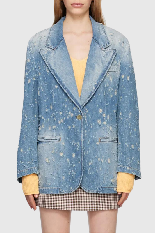 Nebraska Sky  Denim Ceket-Pantolon