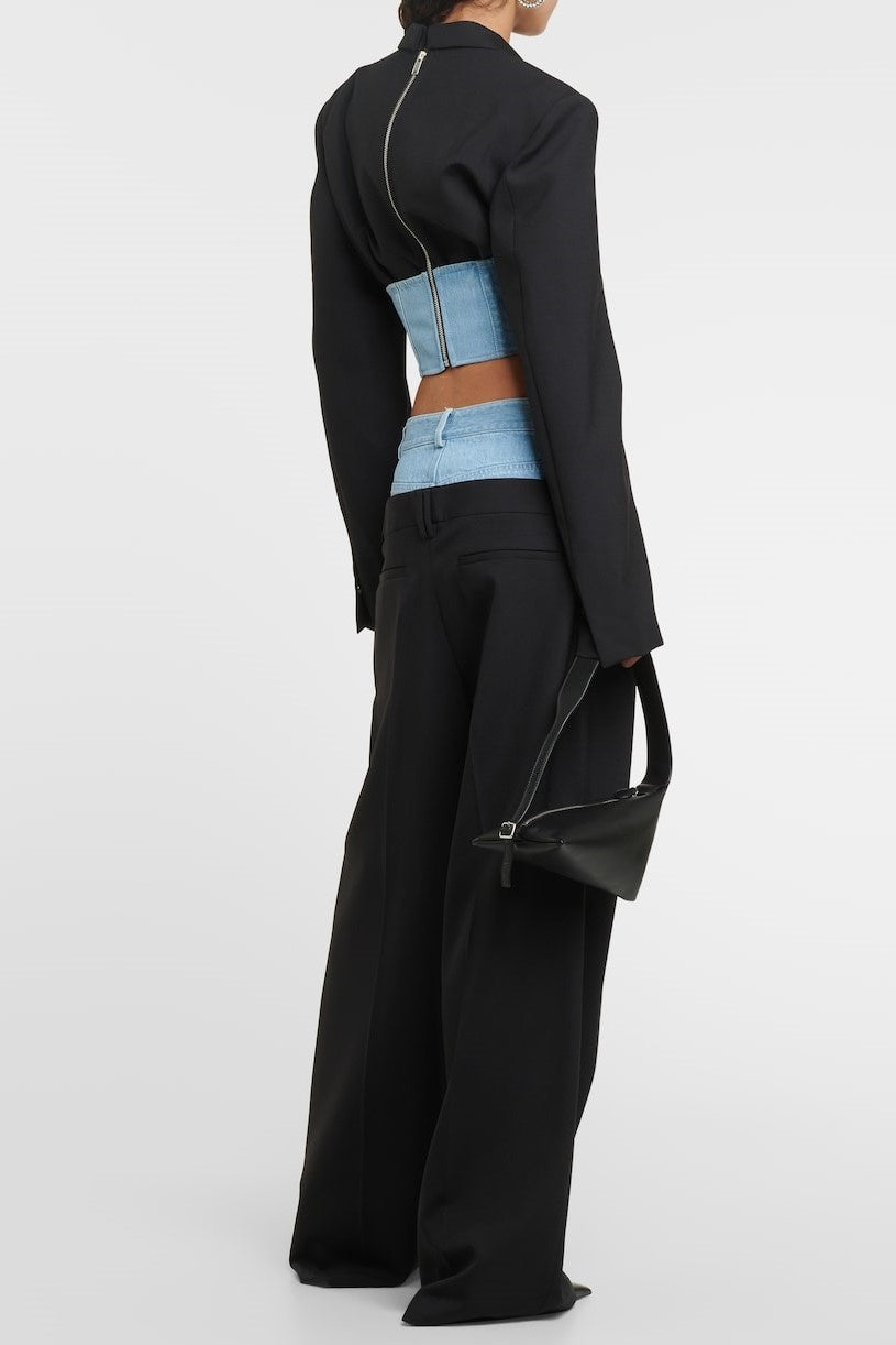 Lily Patchwork Denim Pantolon