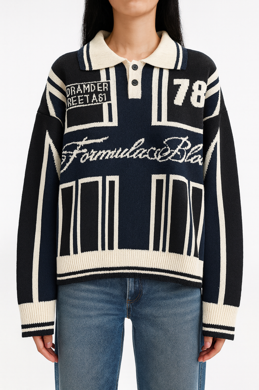 Mixte Polo Yaka Kazak