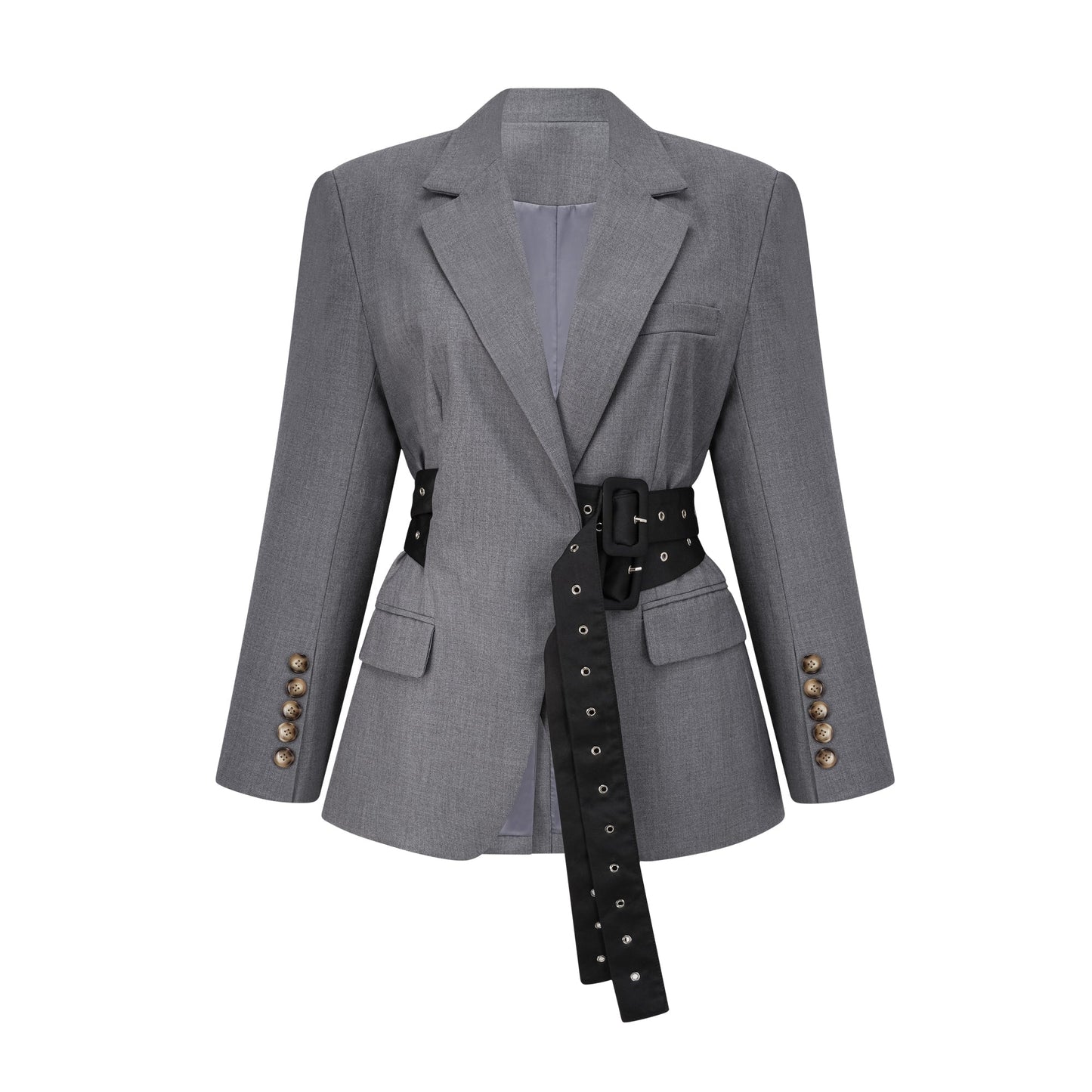 Teodora Kuşaklı Blazer Ceket