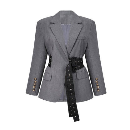 Teodora Kuşaklı Blazer Ceket