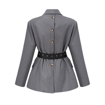 Teodora Kuşaklı Blazer Ceket