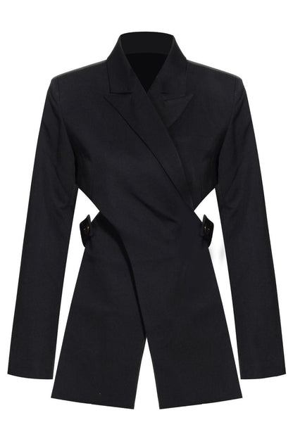 Criss-Cross  Sırt Dekolteli Blazer