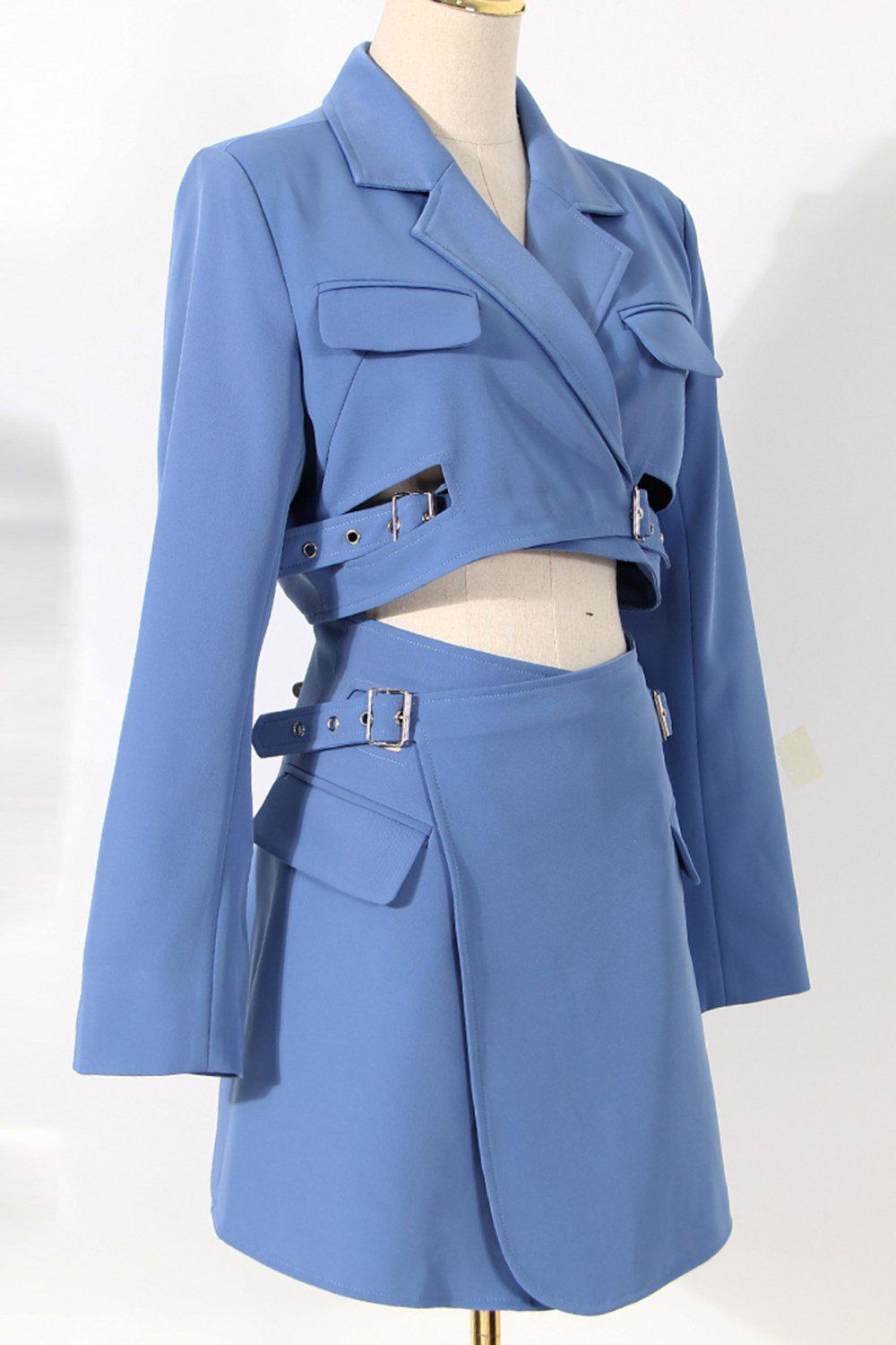 Blue Zone Planet Blazer Mini Elbise