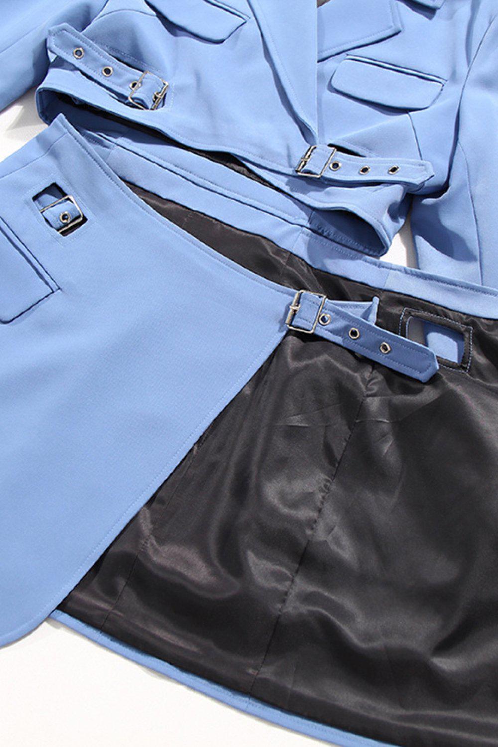 Blue Zone Planet Blazer Mini Elbise