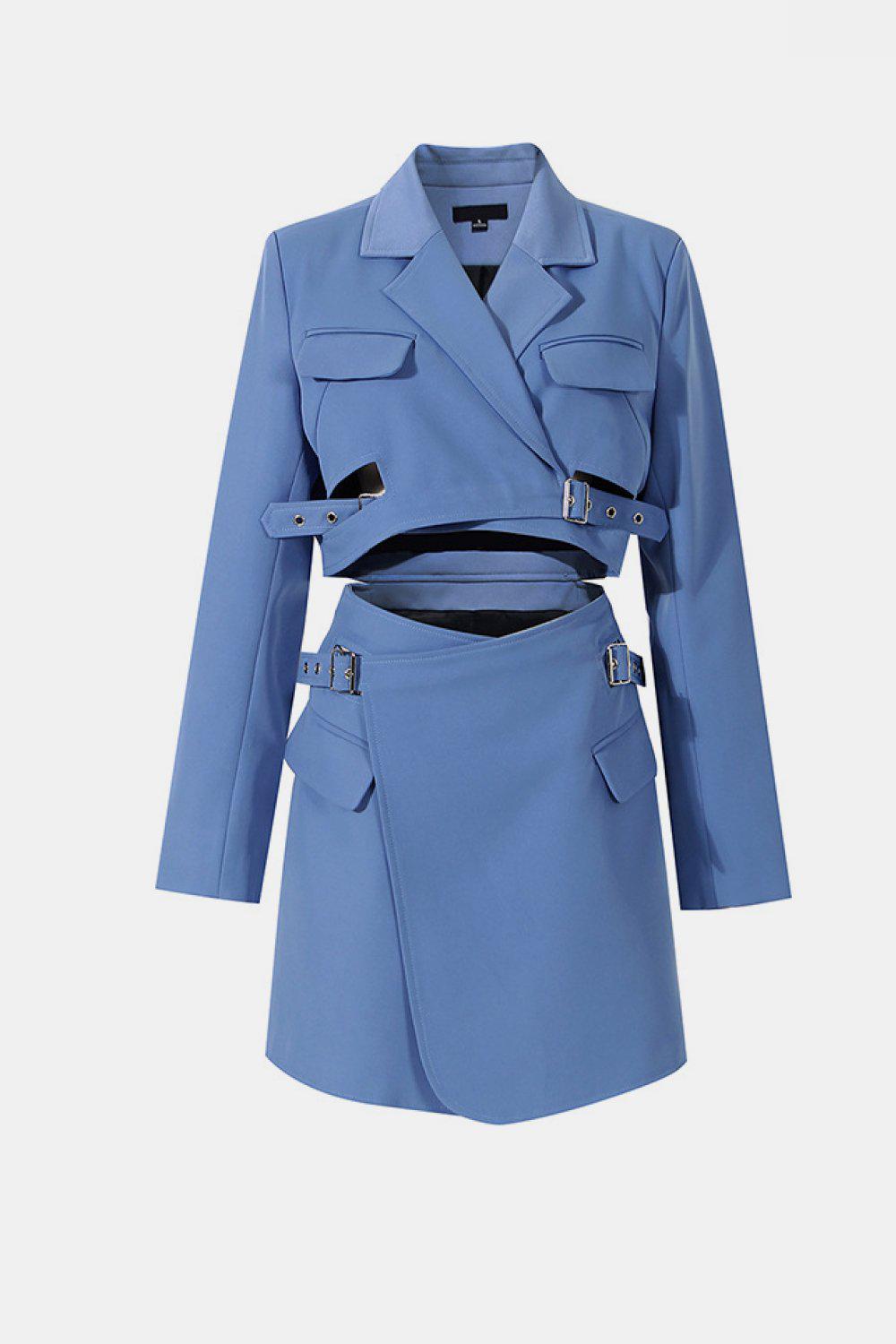 Blue Zone Planet Blazer Mini Elbise
