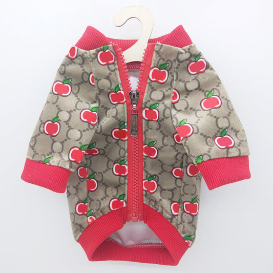 GG Apple Print Drip Jacket