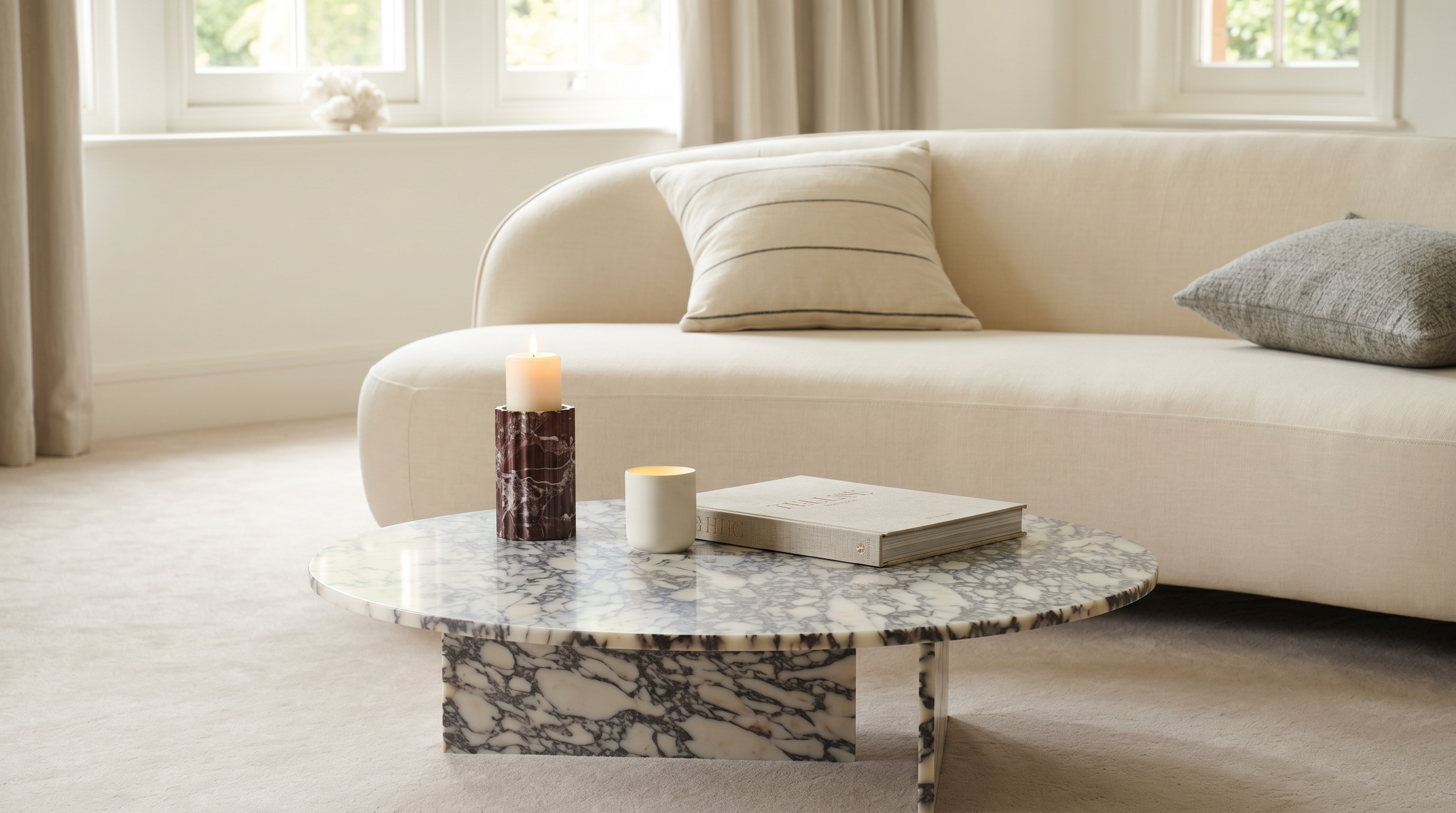 Catalina Marble Coffee Table