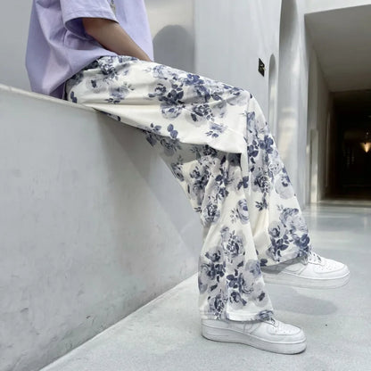 Floral Cotton Pants