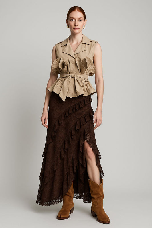 Lazy Loop Rufleli Maxi Etek
